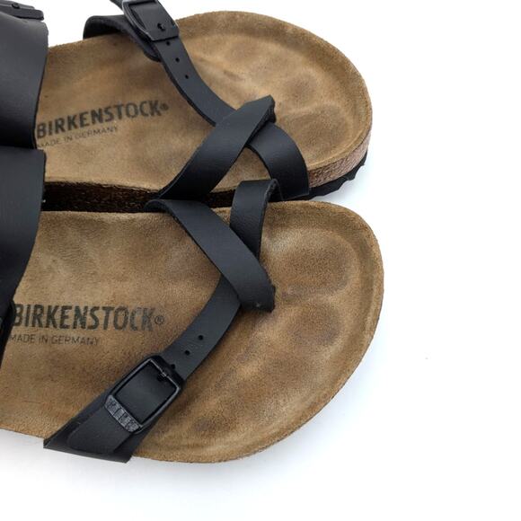 Birkenstock Mayari Birko-Flor Sandals Unisex Black Size US W7/M5 EU38 - Picture 15 of 15